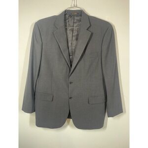 Brooks Brothers 346‎ Stretch 44R Sport Coat Gray Wool Blend Two Button Vented